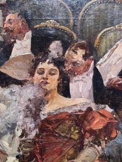 Huile sur toile "Opéra" - Emilio !, XIXe siècle