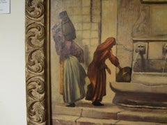 Olio su tela, Scena orientalista, firmato Louis Saphier