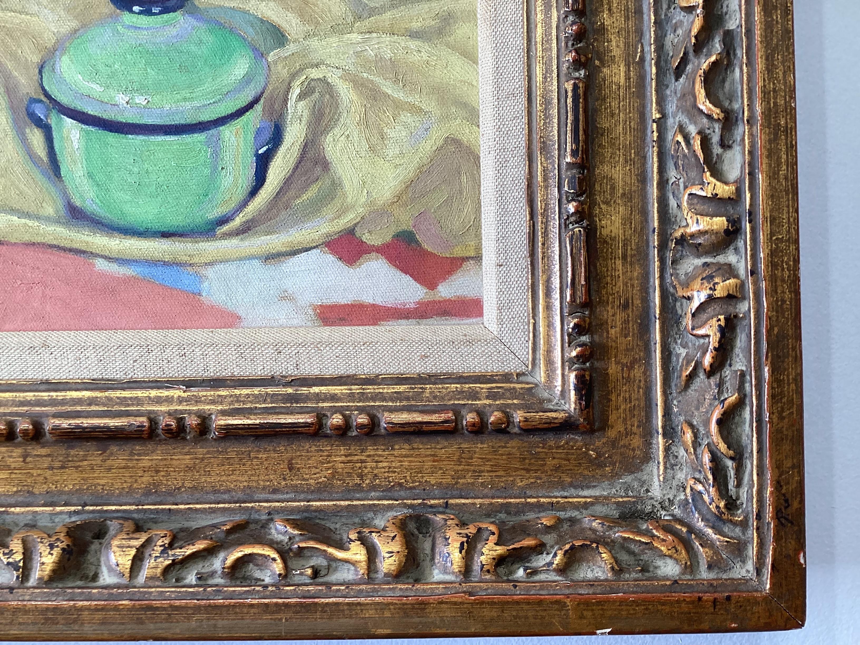 Óleo sobre lienzo de Albert Van Nesse Greene (1887-1971) 