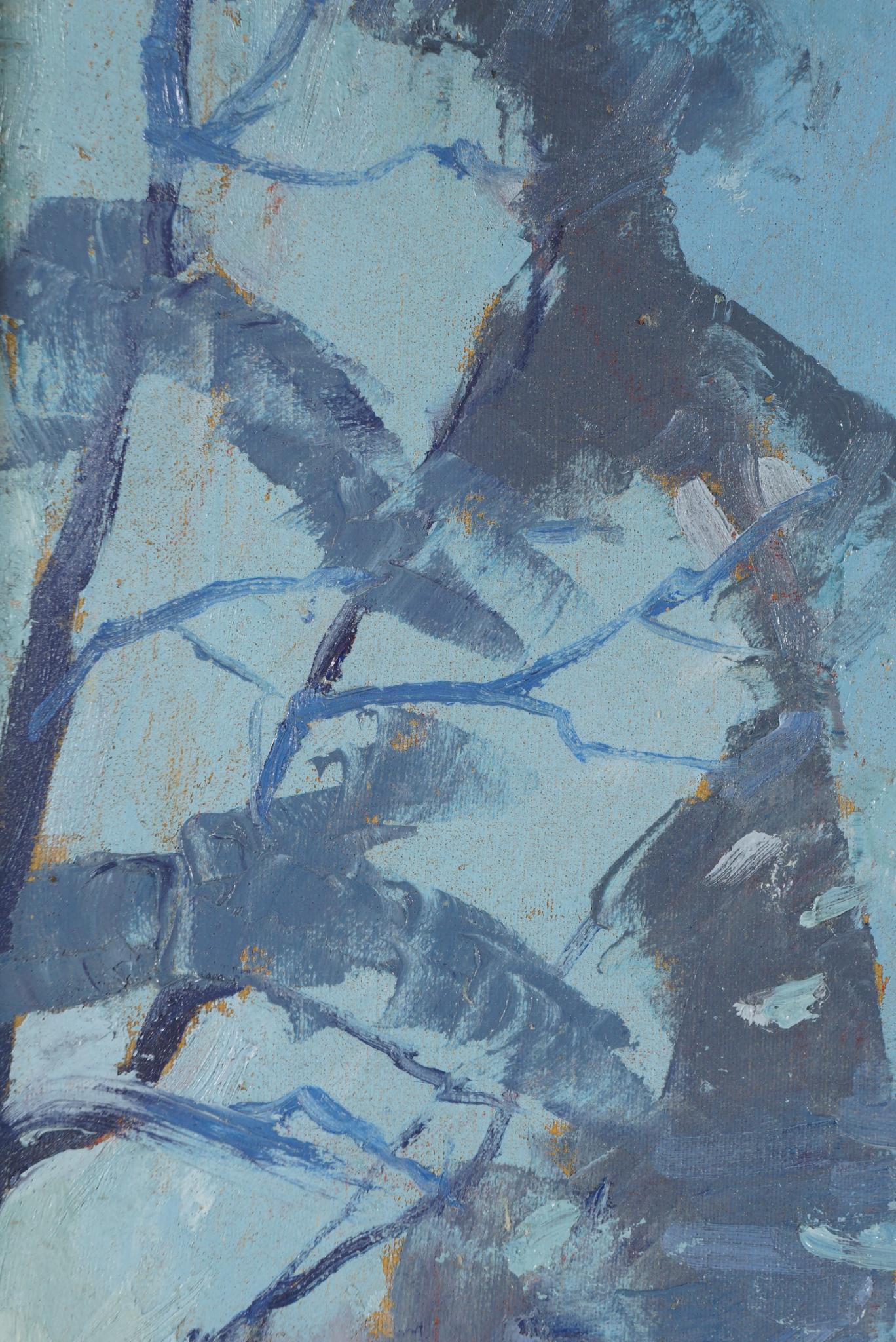 Painted Oil on Canvas Painting by Joseph Plavcan