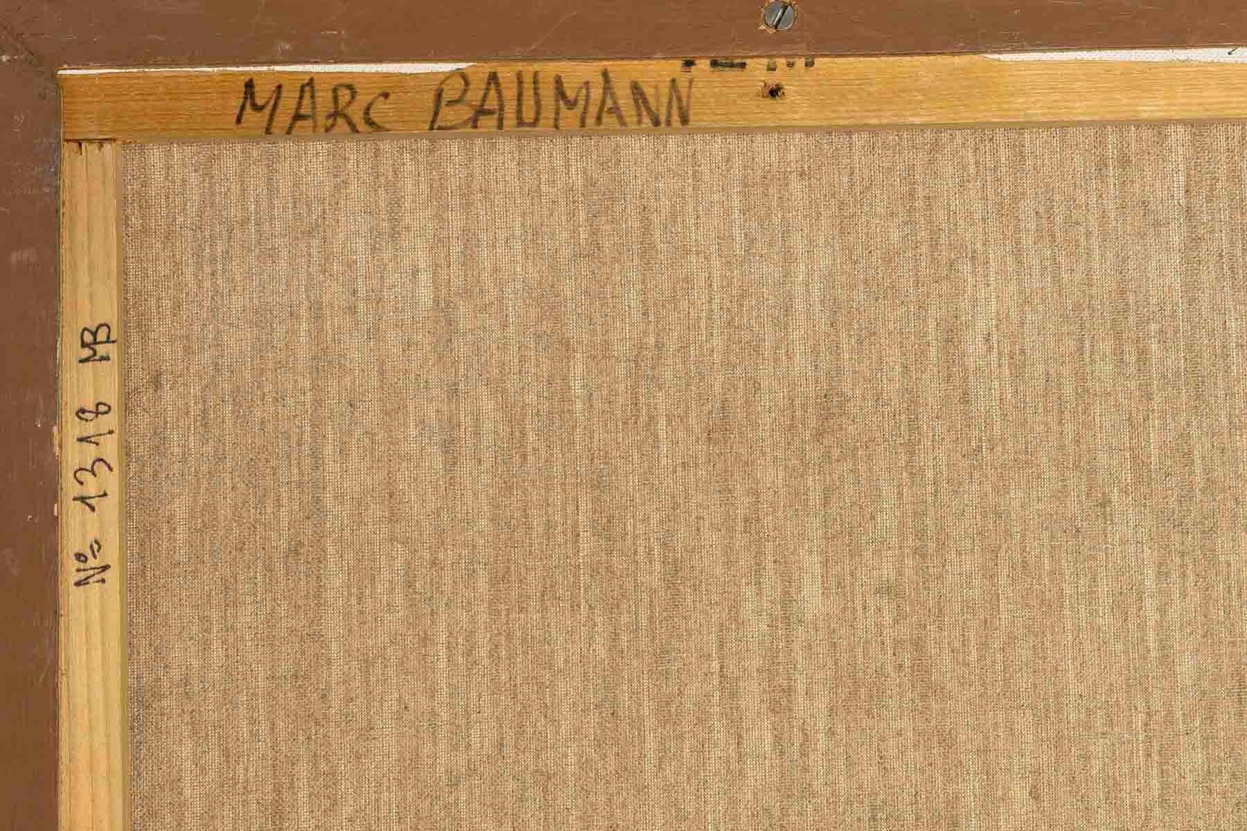 Oil on Canvas Painting by Marc Baumann Depicting a Boat, 20th Century. For Sale 1