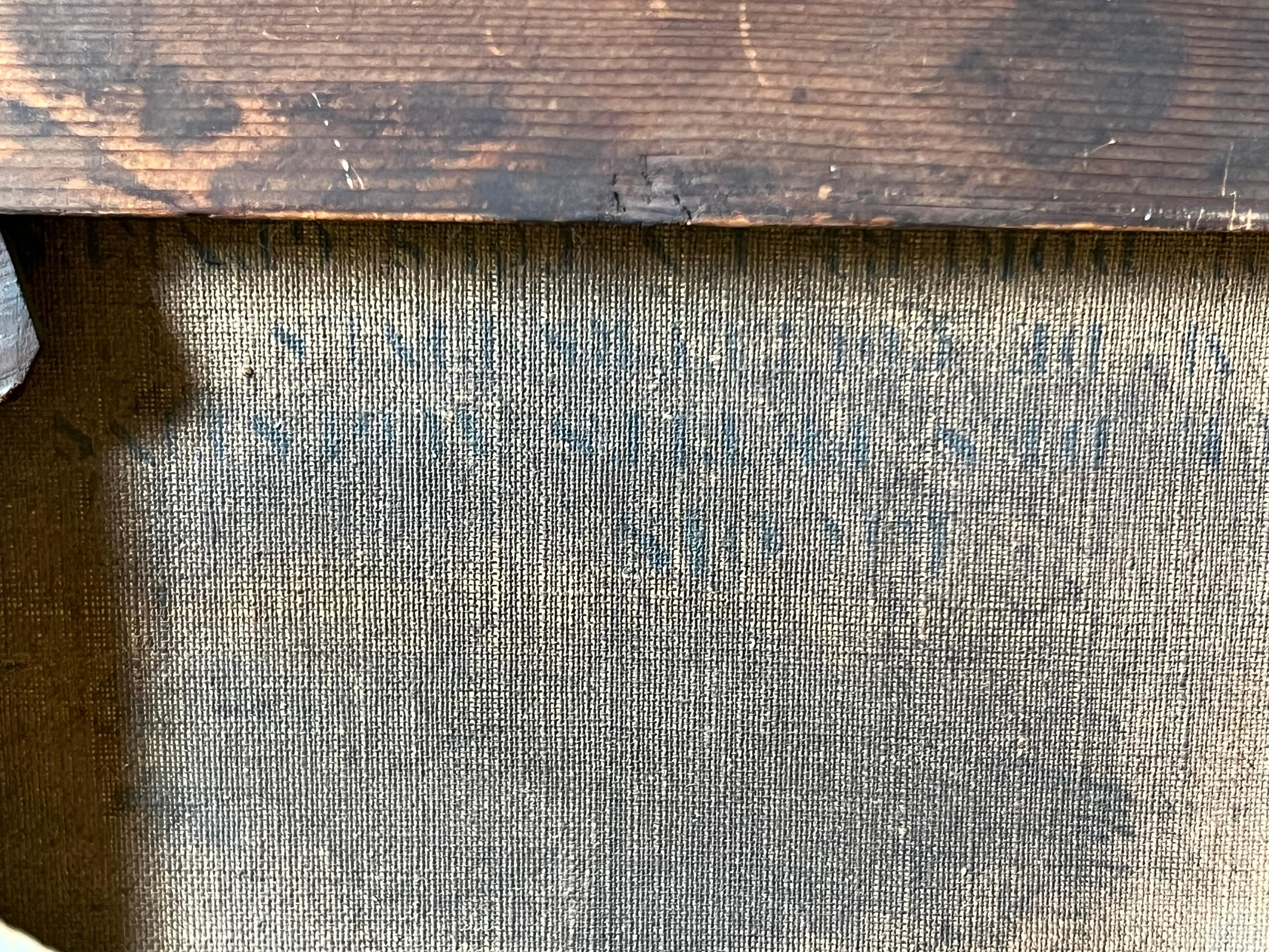 Huile sur toile représentant une vue de Paris dans le cadre de Montparnasse par Audry en vente 1