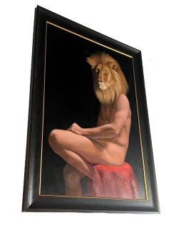 Oil on Canvas Painting "El Estafador" by Diego Cabral, 2022