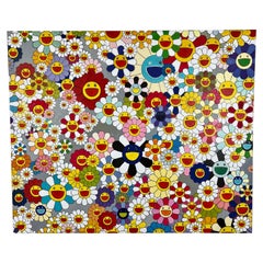 Oil on Canvas Painting in the style of Takashi Murakami