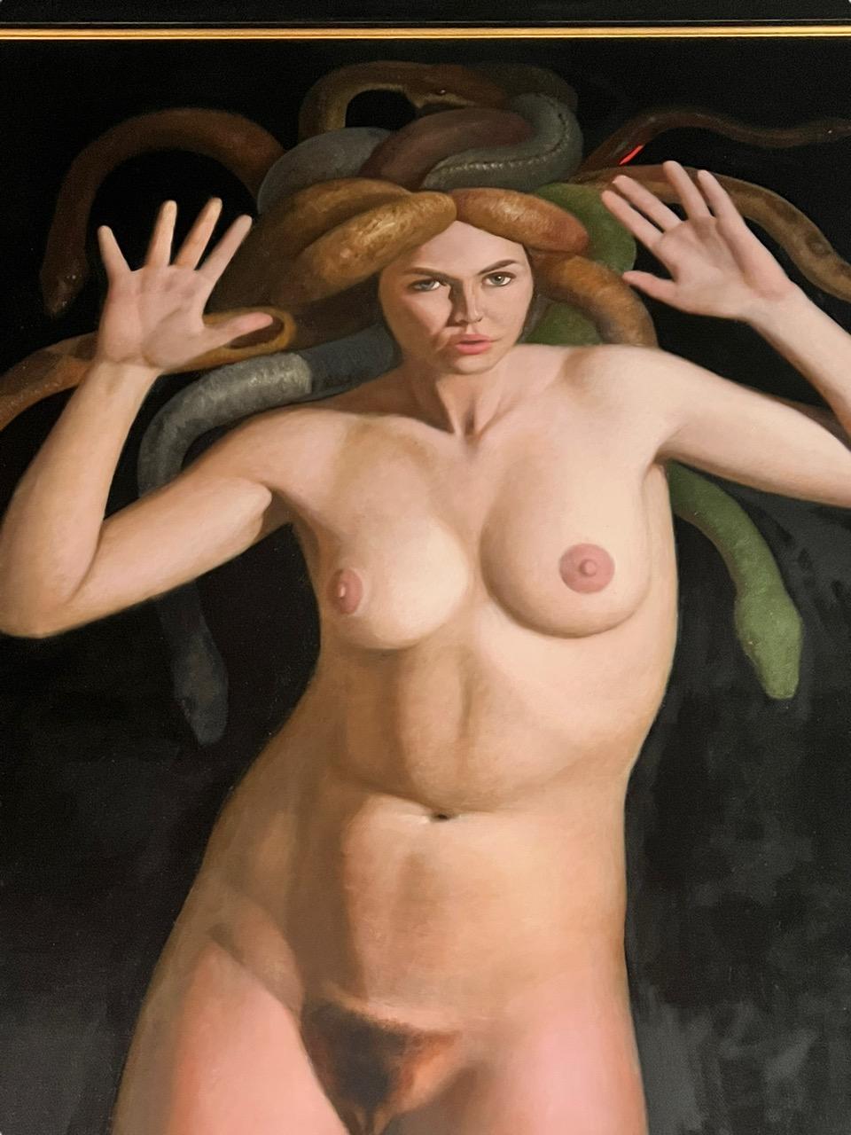 Moderno Pittura olio su tela 