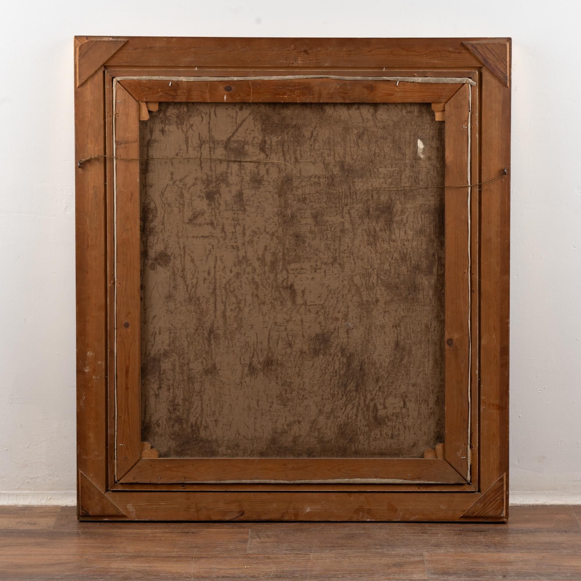 Öl auf Leinwand Gemälde von 2 Spielkarten einer Frau, signiert und datiert Fritz Kraul 1912, Öl im Angebot 6