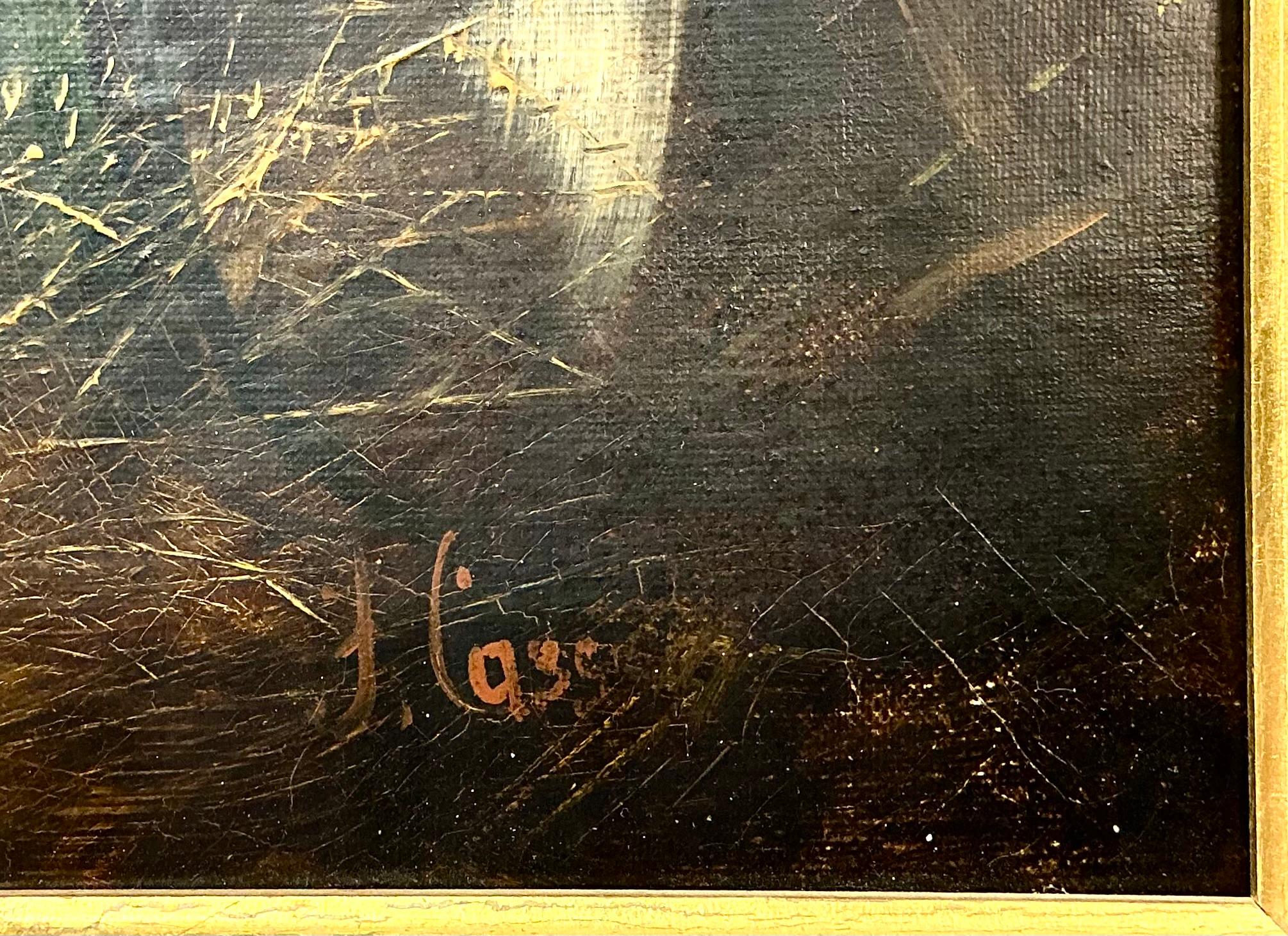 Legno Quadro olio su tela, 