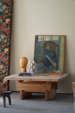 Oil on Canvas Painting, Unknown Danish Artist "CC", 1958, Danish Mid Century