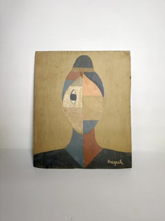 Oil on Canvas Portrait, France, 1930s