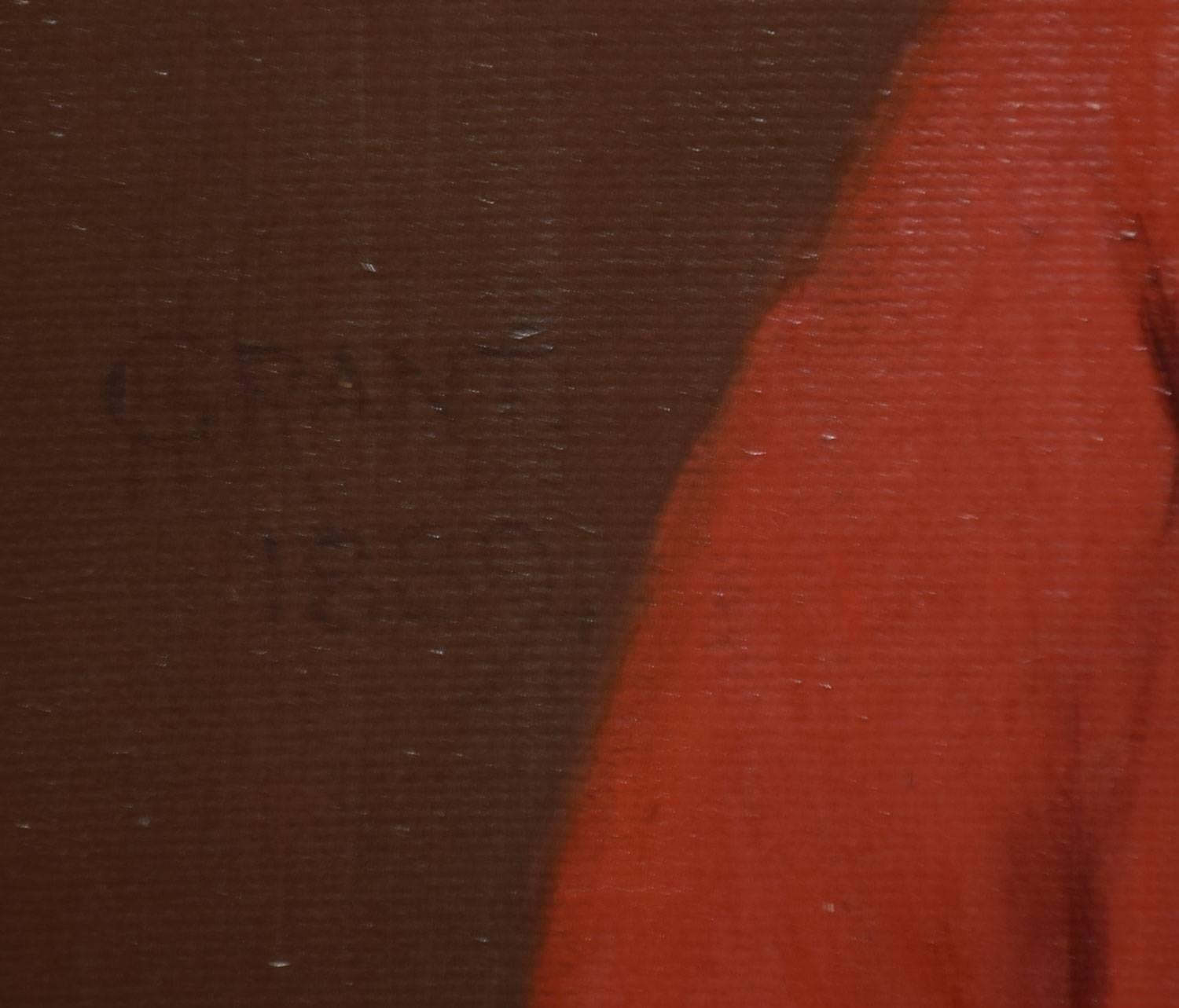 Ölgemälde auf Leinwand Porträt einer Dame (19. Jahrhundert) im Angebot