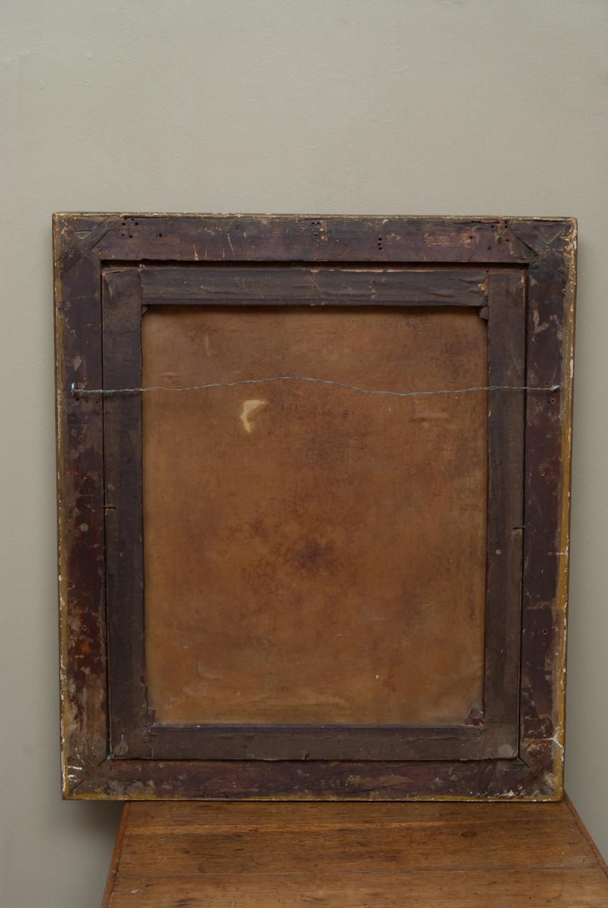 Oil on Canvas Portrait of a Man in Armour, United Kingdom, Circa:1750 In Good Condition For Sale In Alexandria, VA