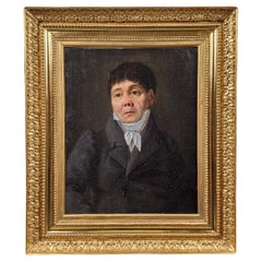 Oil On Canvas - Portrait Of A Man - Restauration Period