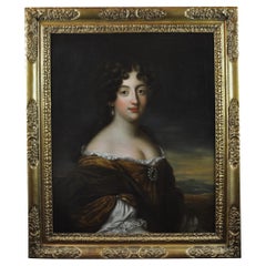 Oil on Canvas Portrait of Hortense Mancini