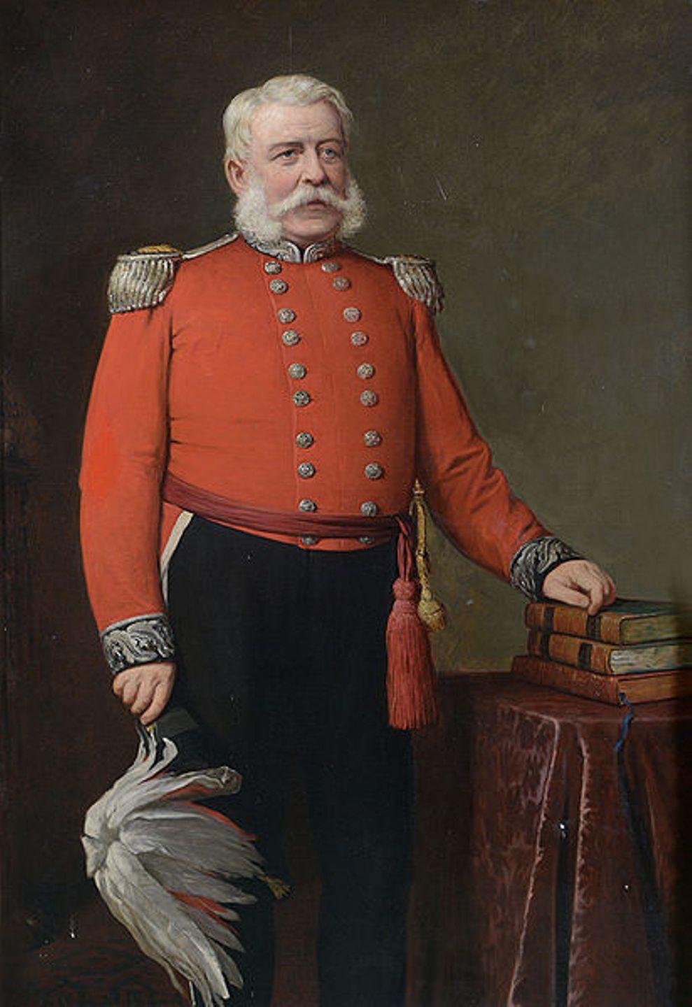 Victorian Oil on Canvas Portrait of John Lindsay Scott For Sale