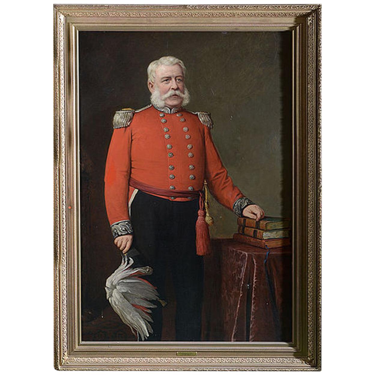 Oil on Canvas Portrait of John Lindsay Scott For Sale