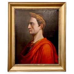 Oil-on-Canvas Portrait of Julius Caesar, Early 19th Century