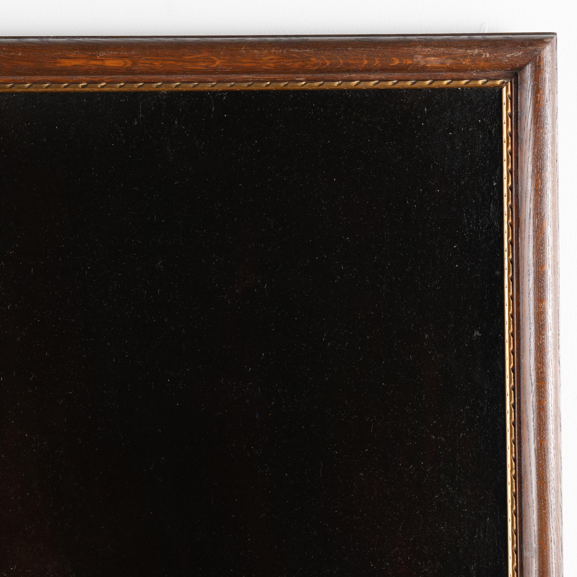 Öl auf Leinwand Porträt eines Gelehrten, signiert und datiert Franz Josef Blaschke 1952 im Zustand „Gut“ im Angebot in Round Top, TX