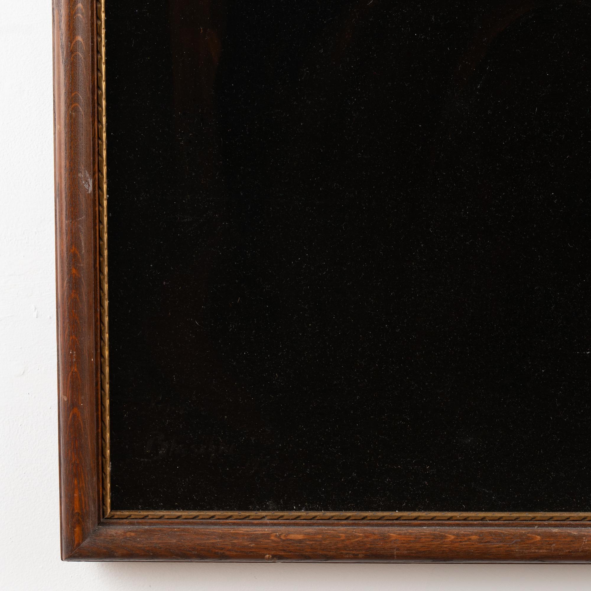 Öl auf Leinwand Porträt eines Gelehrten, signiert und datiert Franz Josef Blaschke 1952 im Angebot 4