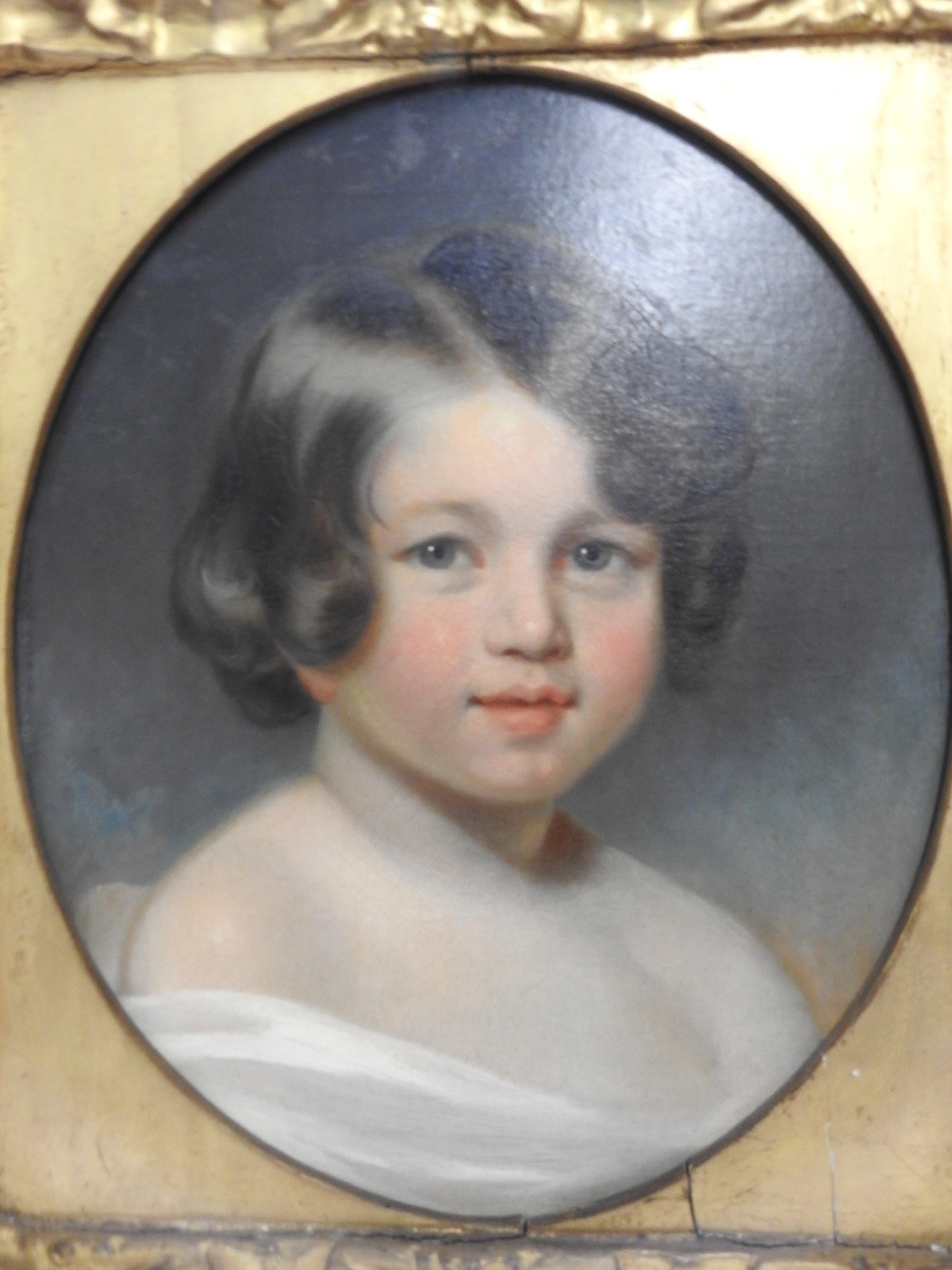 Victorian Oil on Canvas, Portrait of Sewanee Student For Sale