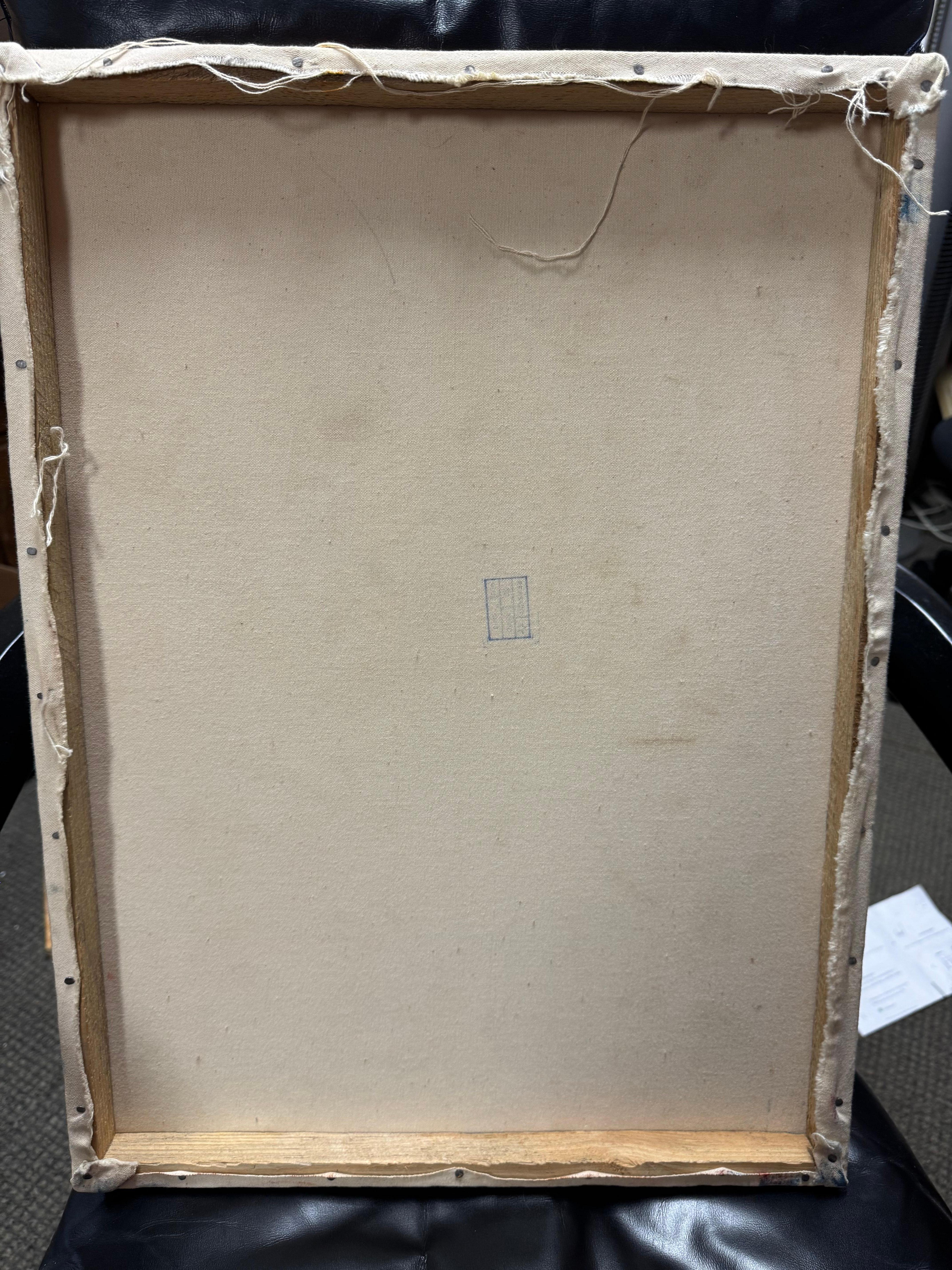Peinture à l'huile sur toile d'une femme des Antilles par Lenier Bon état - En vente à Pasadena, TX