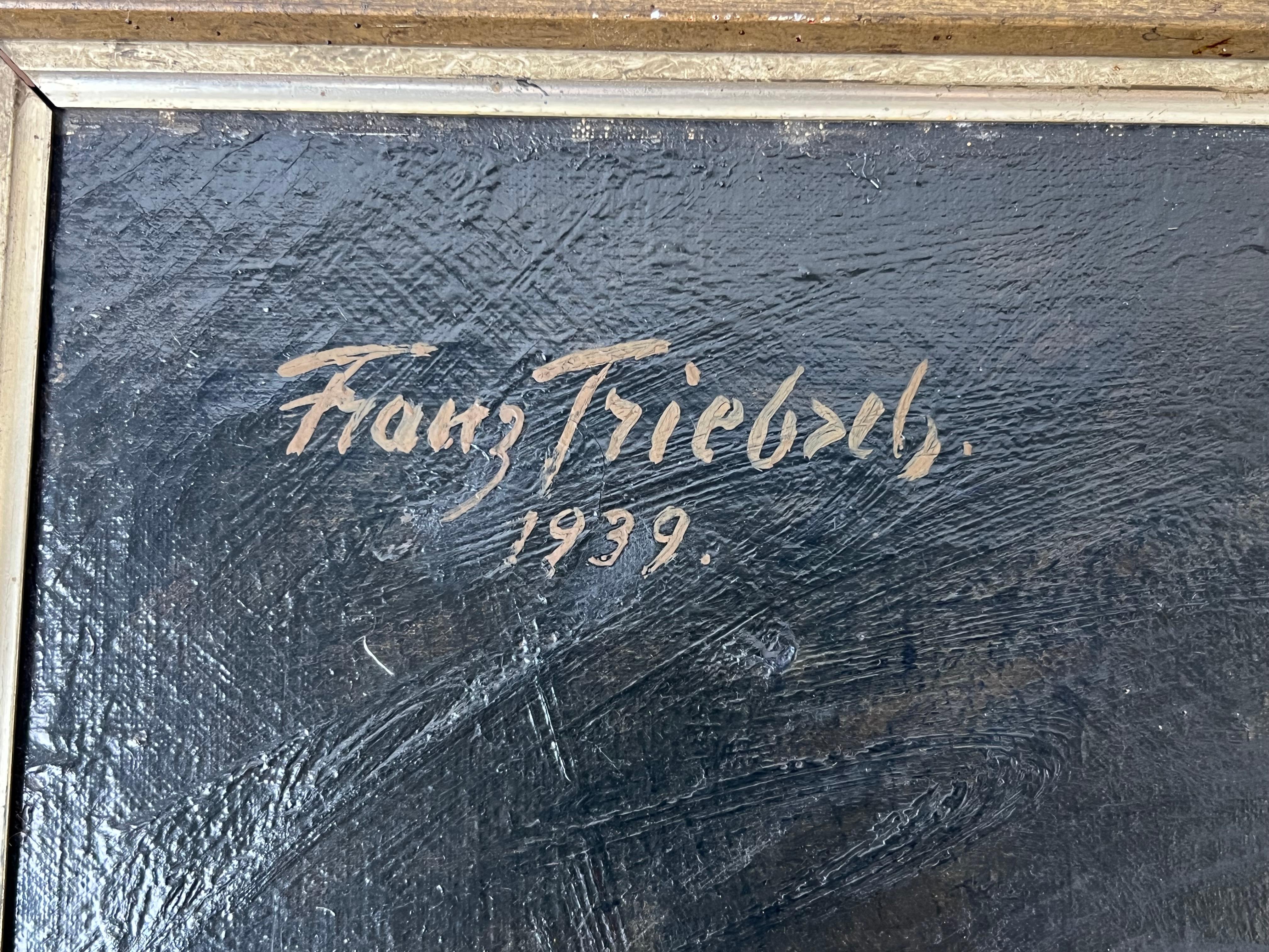 Ölgemälde auf Leinwand, Porträt, deutscher Feldmarschall aus dem Ersten Weltkrieg, Franz Triebsch 1939 (Deutsch) im Angebot