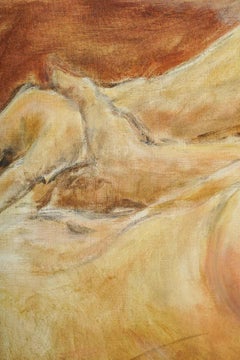 Olio su tela, firmato Evelyne Luez