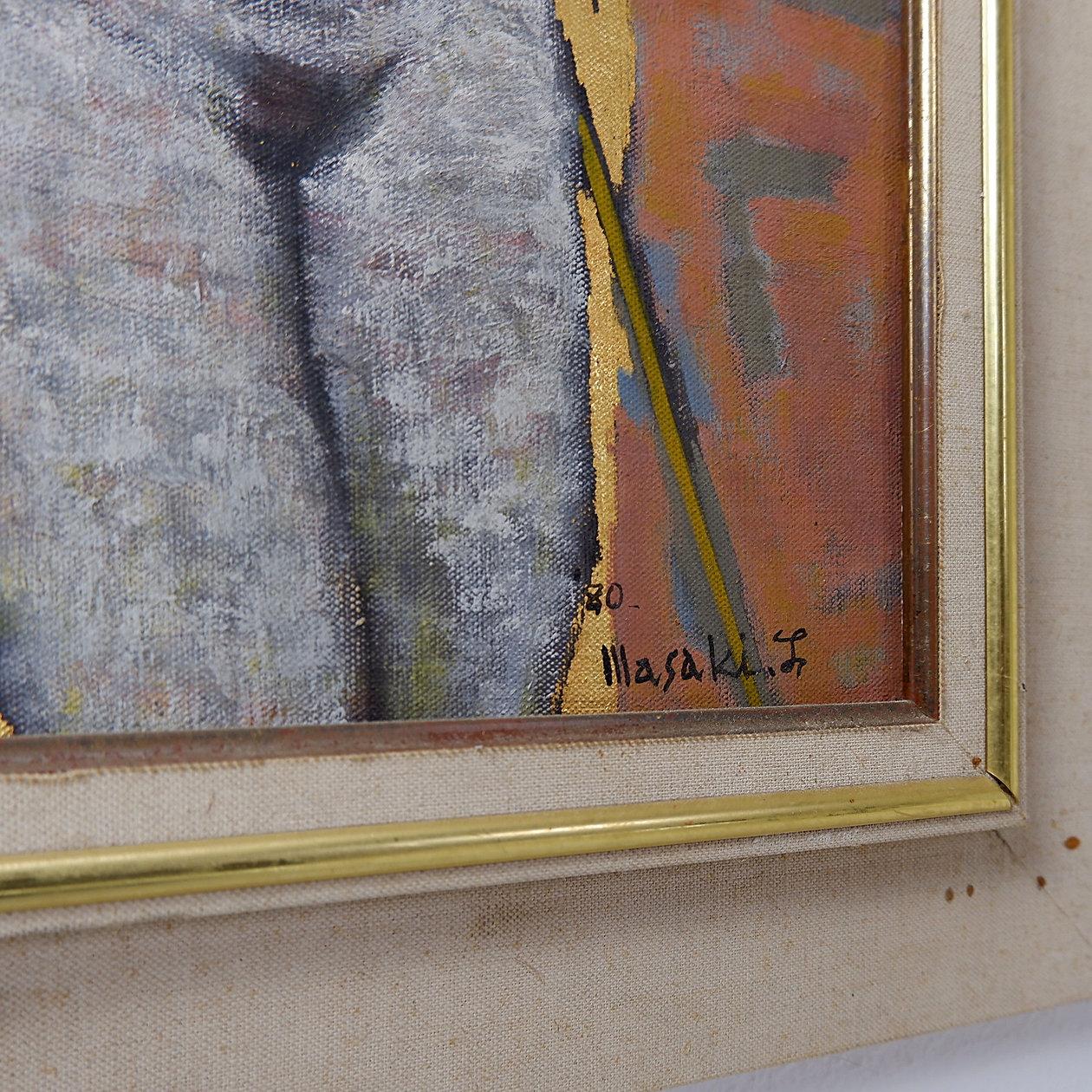 Óleo Sobre Lienzo - Firmado MASAKI y fechado 1980' en venta 7