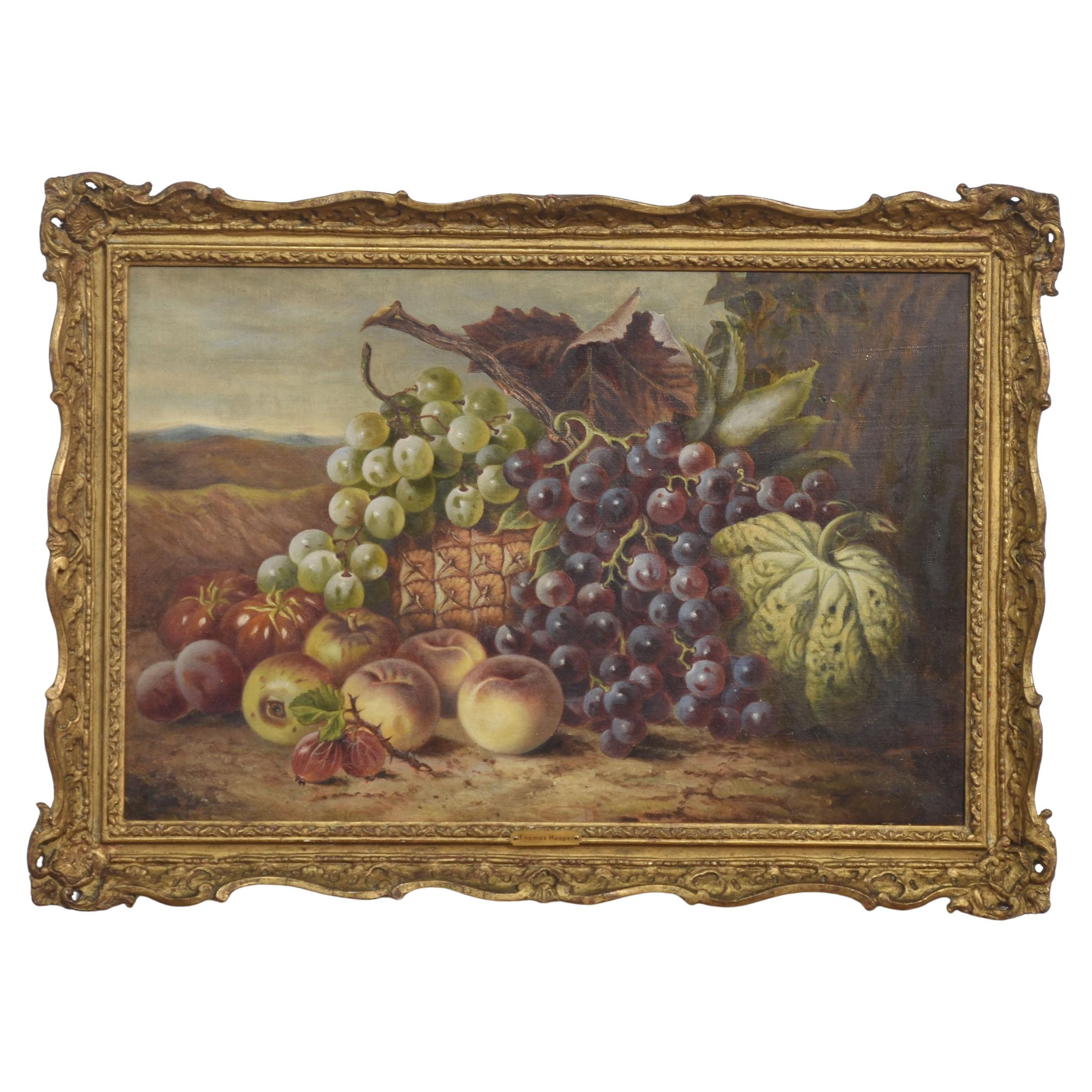 Oil on canvas signed Thomas Hooper