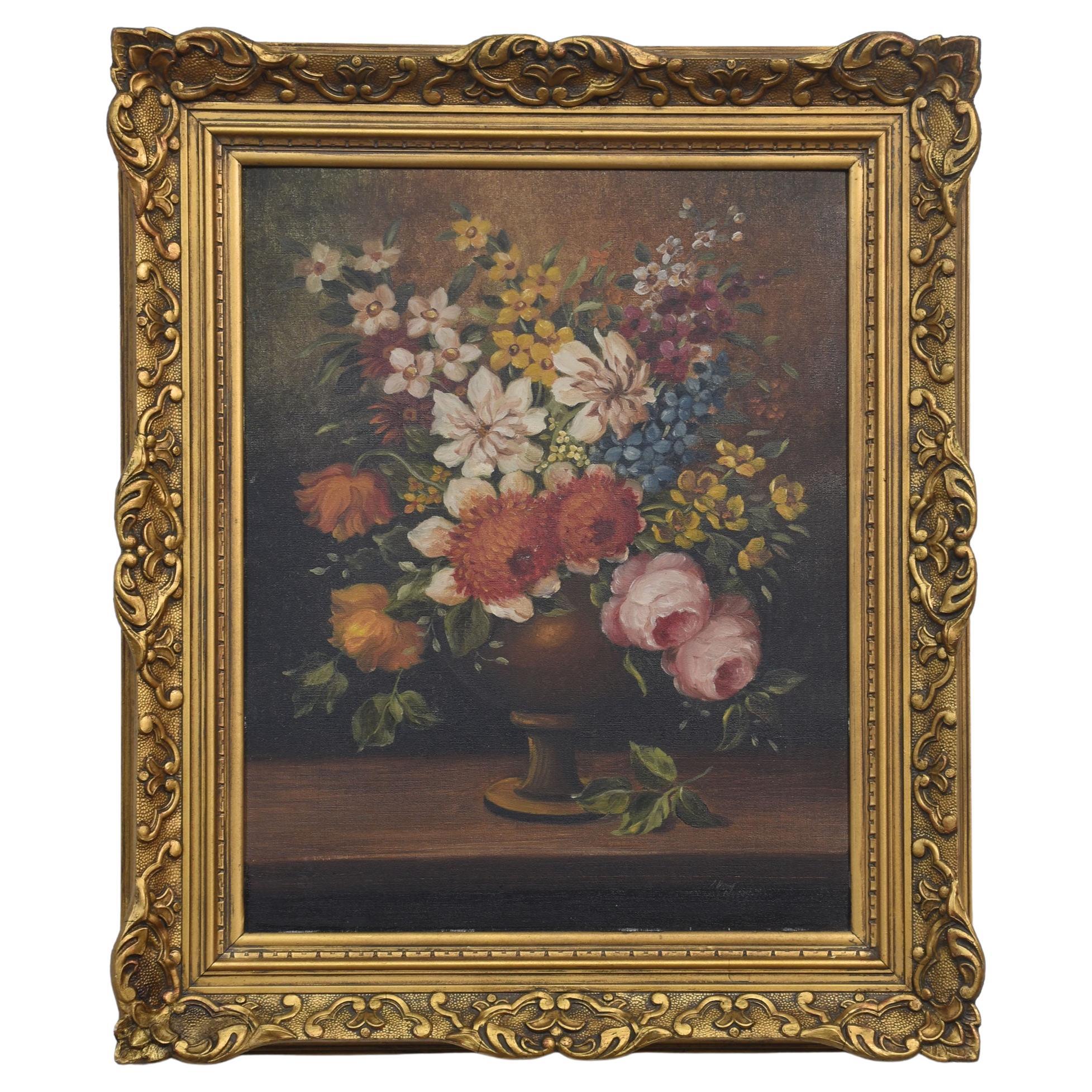 Öl auf Leinwand Blumenstillleben