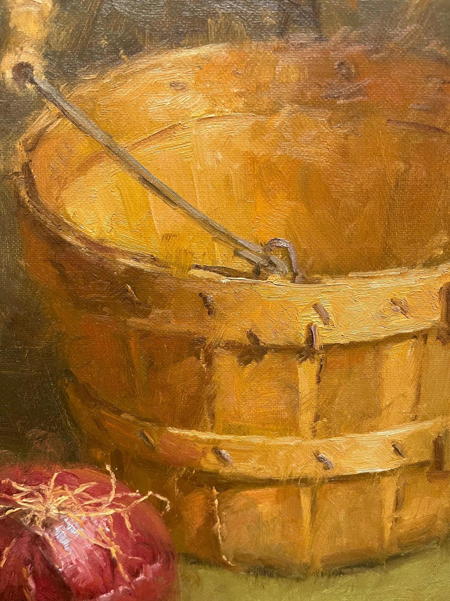 American Oil on Canvas Still Life 