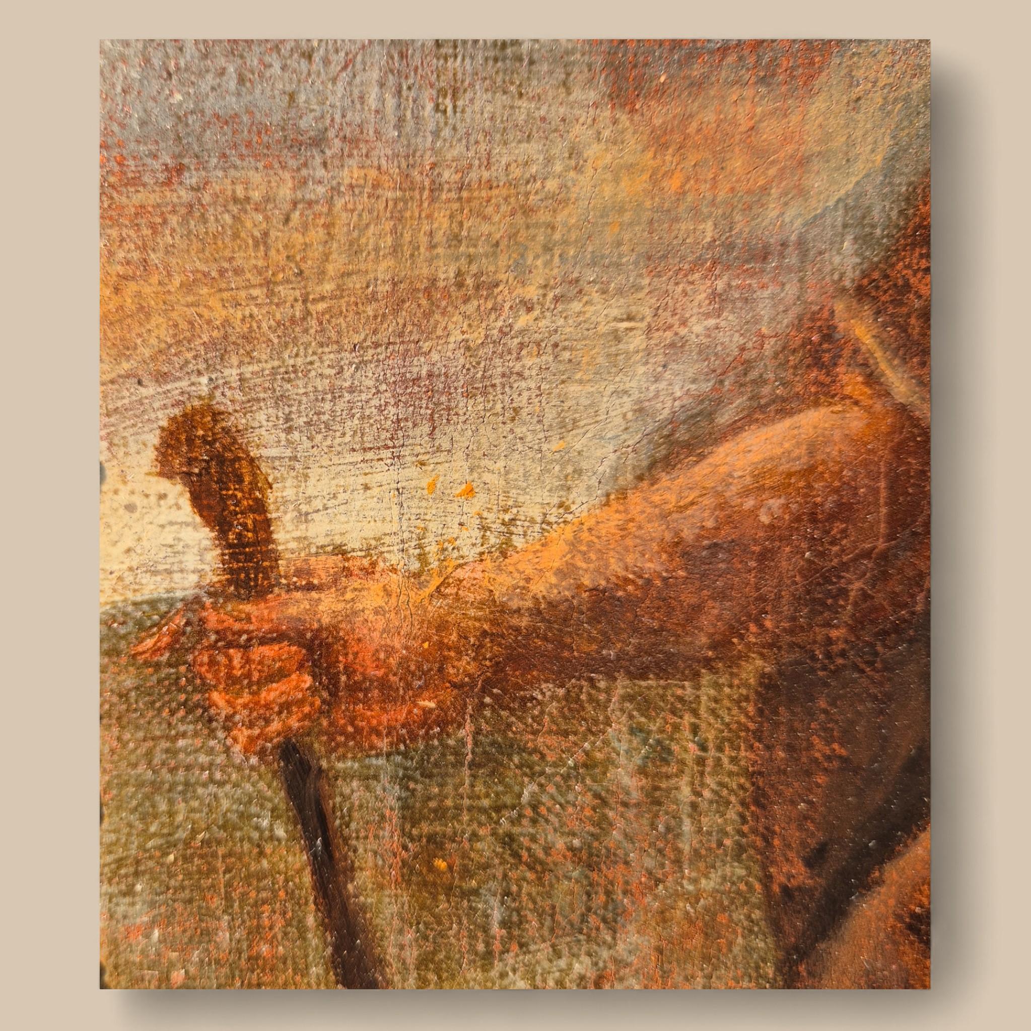 Oil on Canvas — The Return from Egypt - France, 17th Century im Angebot 4