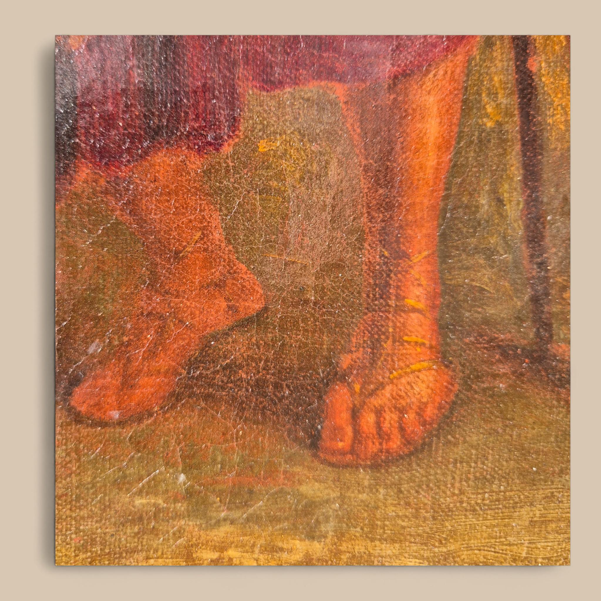 Oil on Canvas — The Return from Egypt - France, 17th Century im Angebot 5