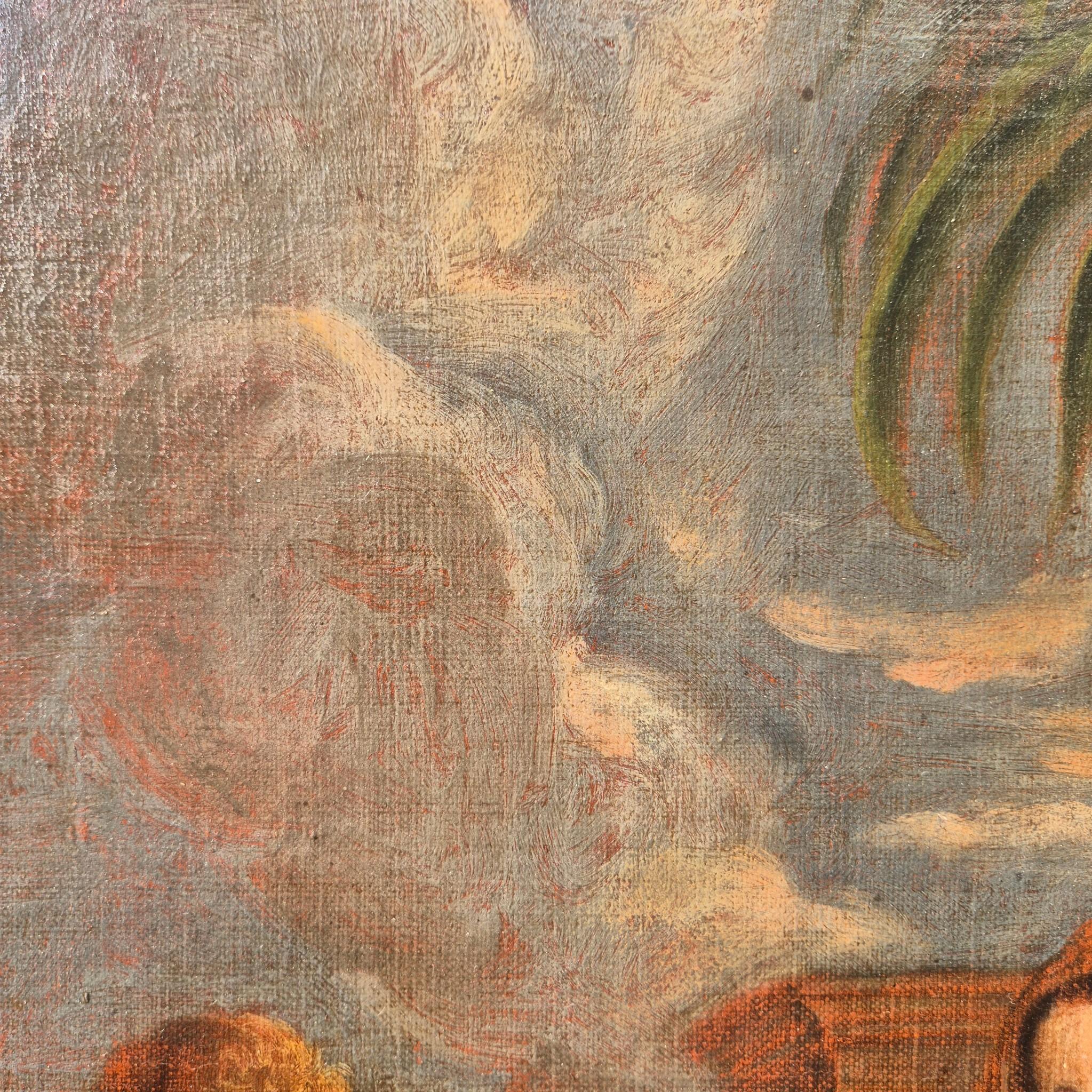 Oil on Canvas — The Return from Egypt - France, 17th Century im Angebot 8