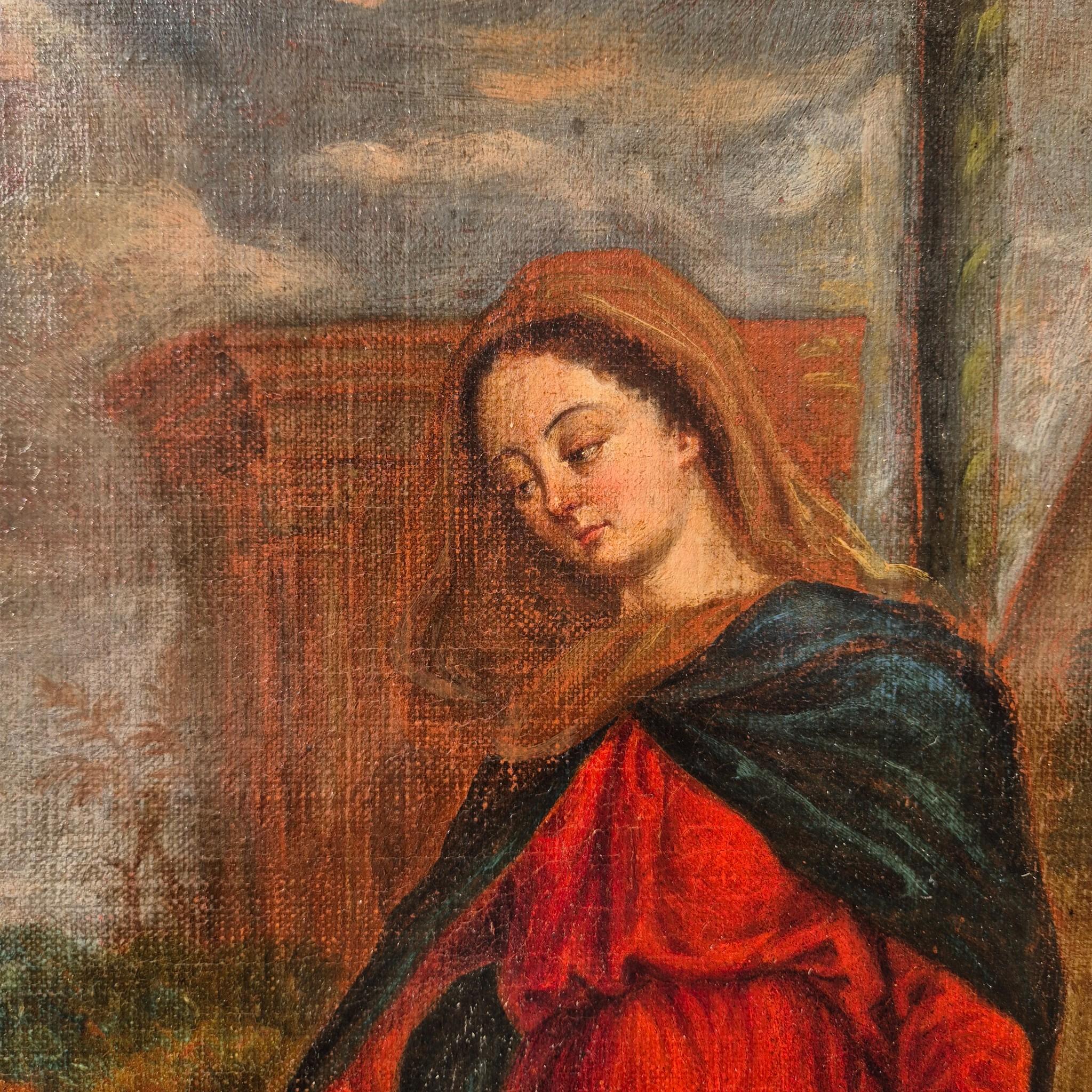 Oil on Canvas — The Return from Egypt - France, 17th Century (17. Jahrhundert) im Angebot