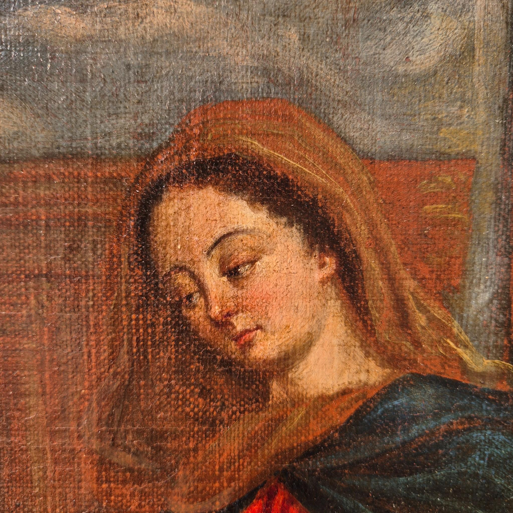 Oil on Canvas — The Return from Egypt - France, 17th Century (Leinwand) im Angebot