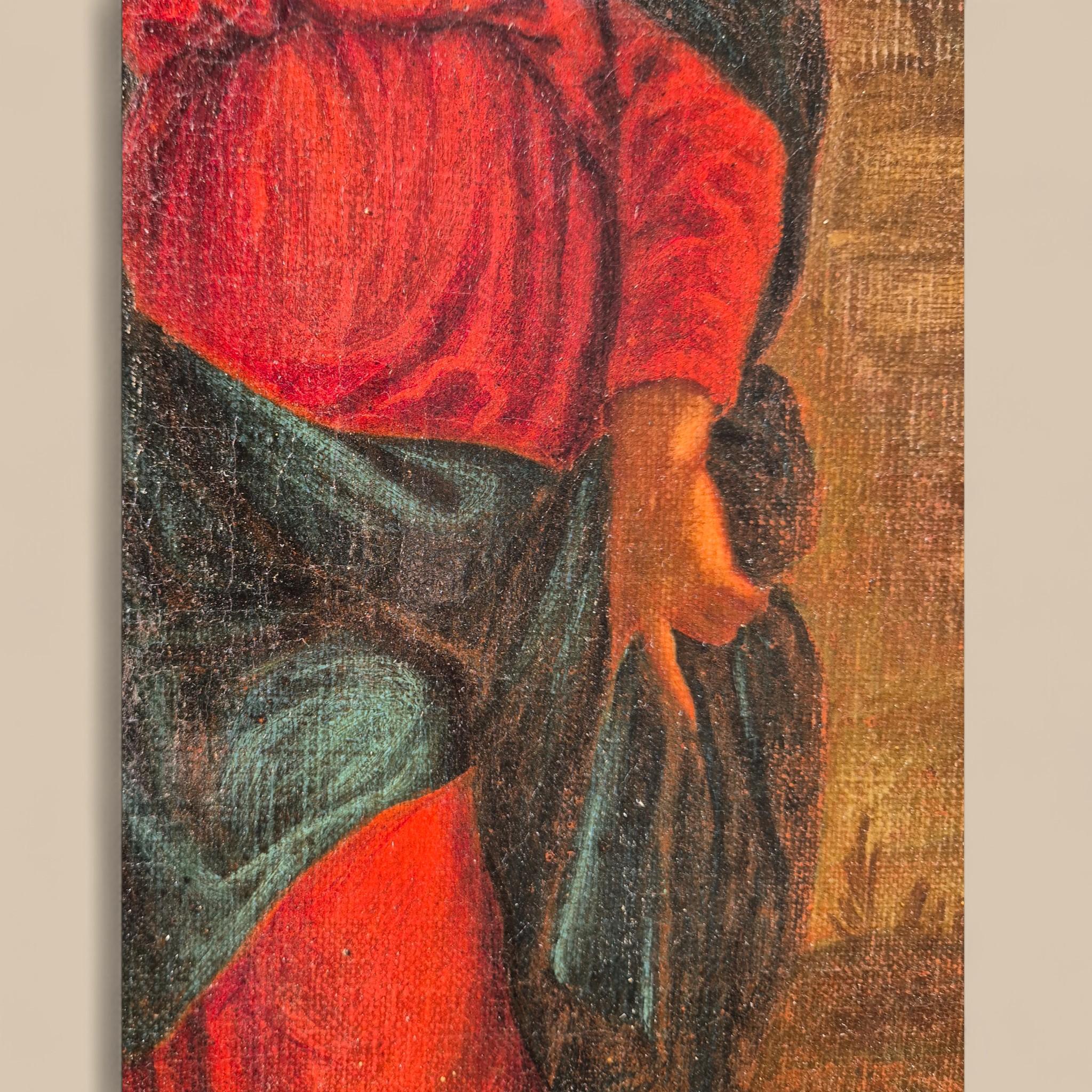 Oil on Canvas — The Return from Egypt - France, 17th Century im Angebot 1