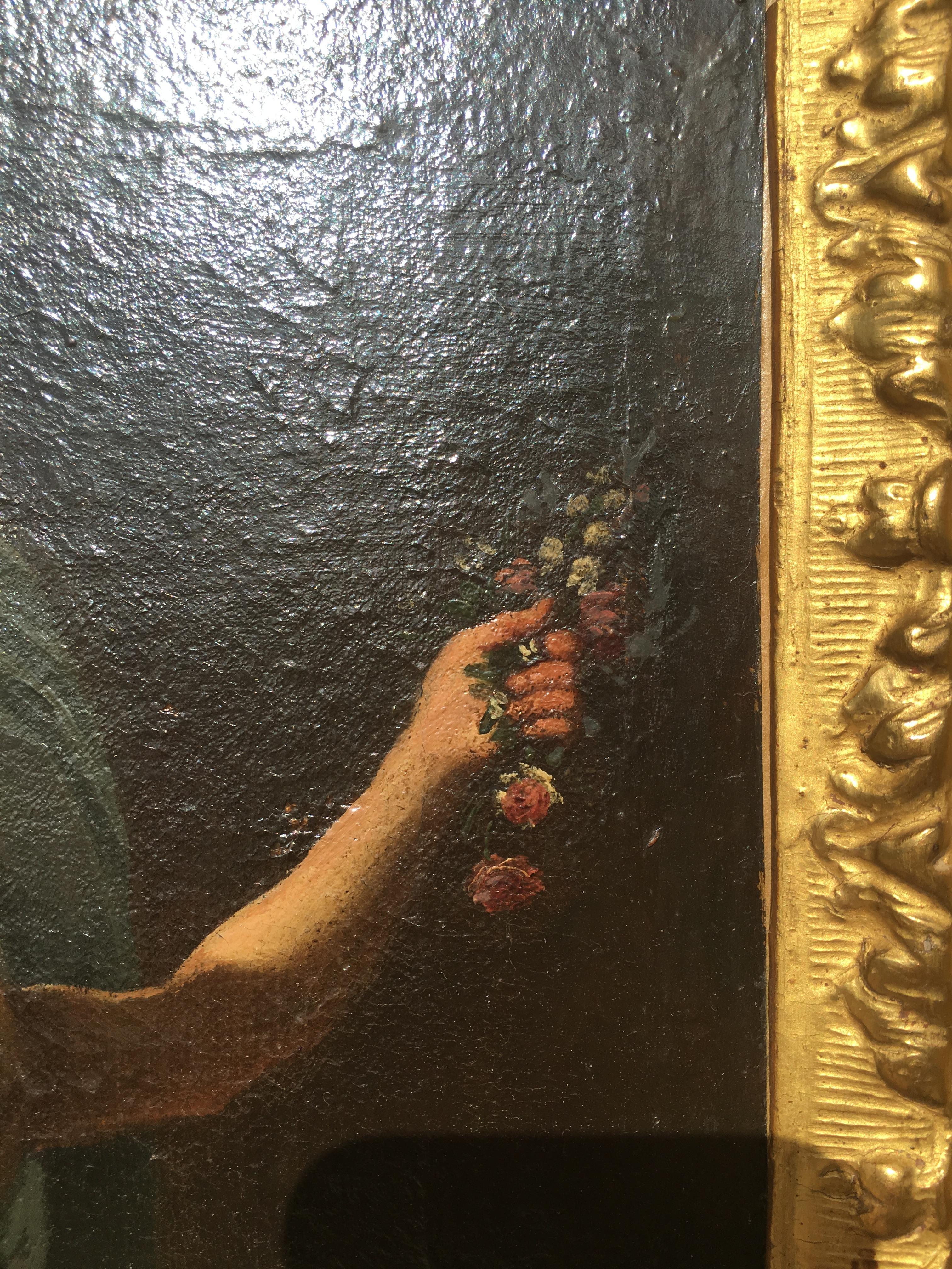 Huile sur toile « The Tragic Race Char of the Sun » (le char de course tragique du soleil), XIXe siècle en vente 4