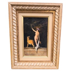 Oil on Canvas Titled "Nicolina" — Basque Artist, Late 19th Century