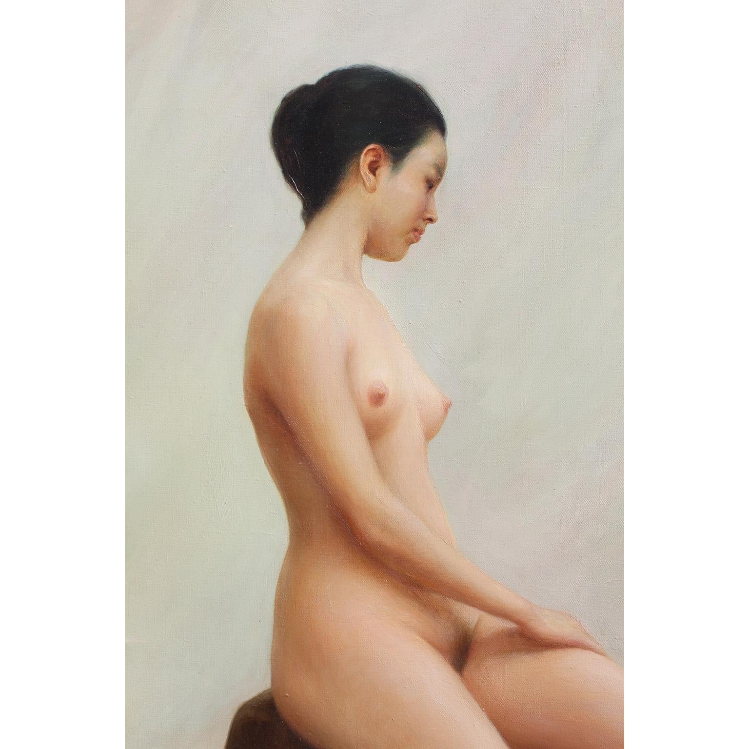 Other An Oil on Canvas Titled 
