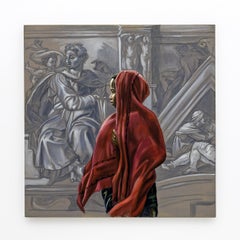 Oil on Canvas "Untitled" Unique Work by Ali Hassoun, year 2003