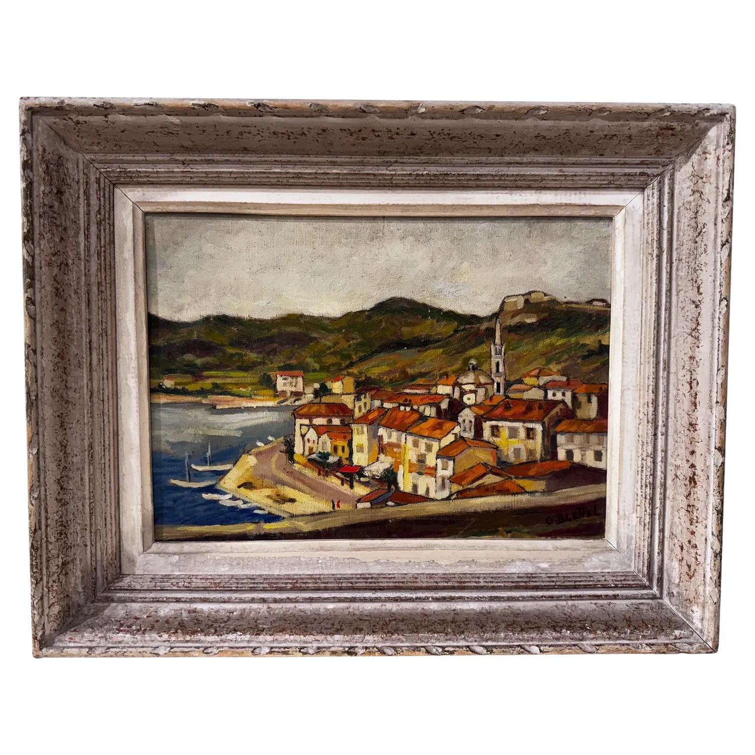 Öl auf Leinwand Waterfront