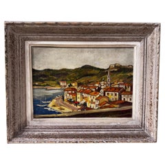 Öl auf Leinwand Waterfront