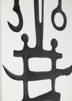 Huile sur carton Guy Dessauges - Peinture de l'artiste suisse des années 80