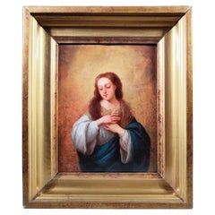 Huile sur cuivre 17e siècle