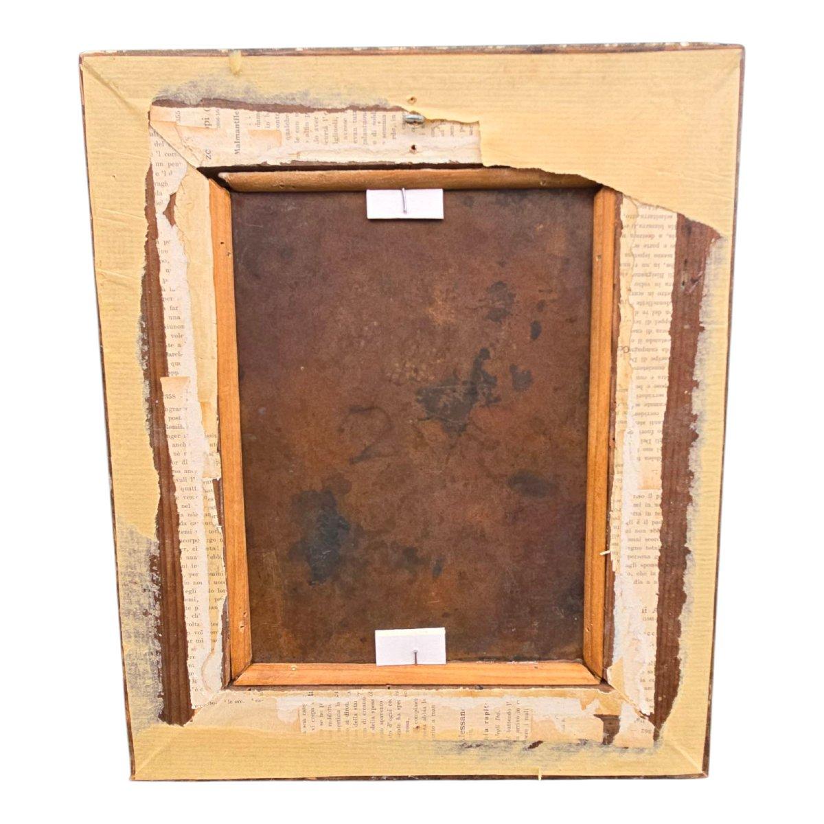 Cuivre Huile sur cuivre, 17e siècle. Sainte Marie d'Égypte, pénitente en vente