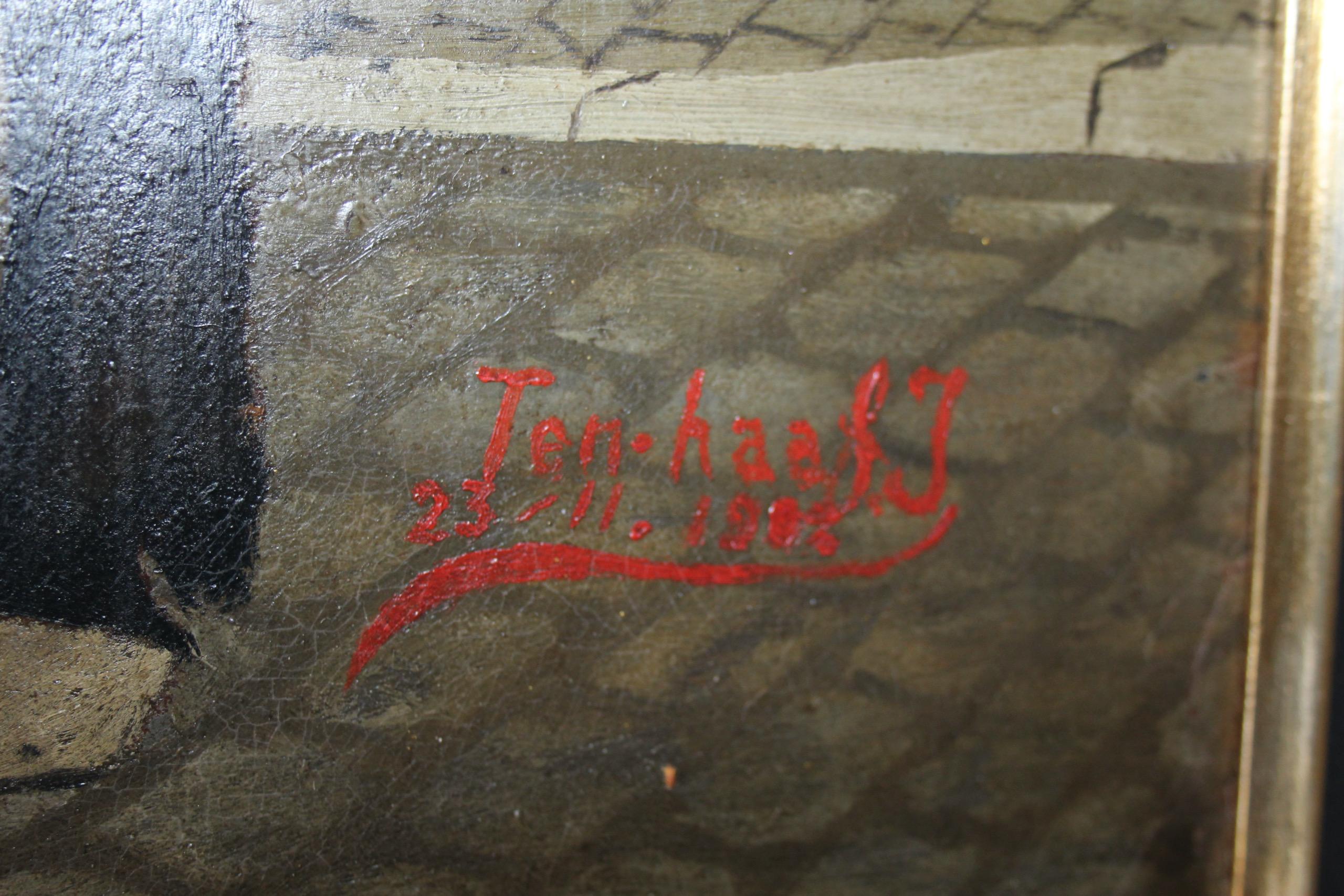 Olio su pannello un cavallo in vendita 4