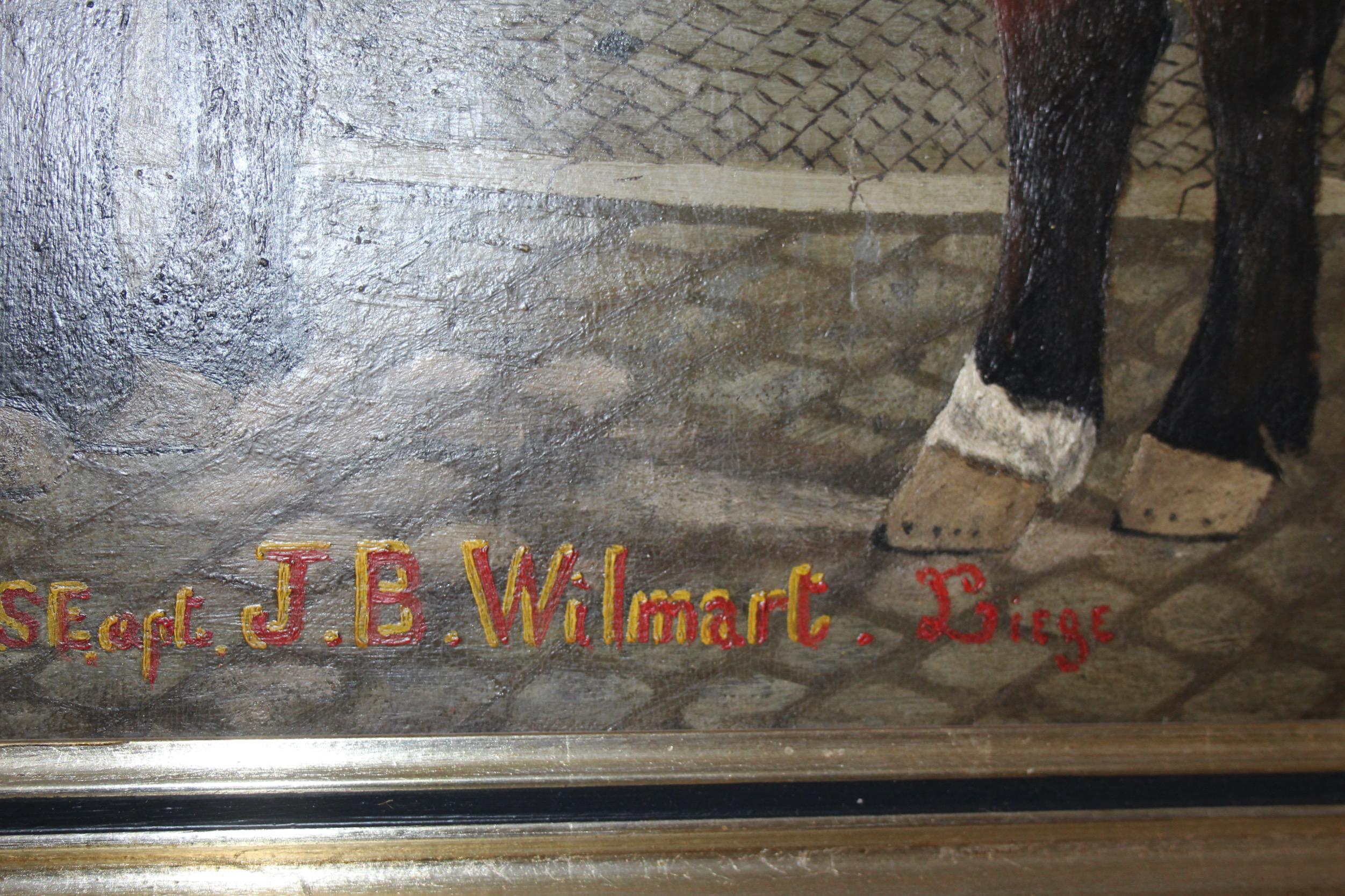 Olio su pannello un cavallo in vendita 2