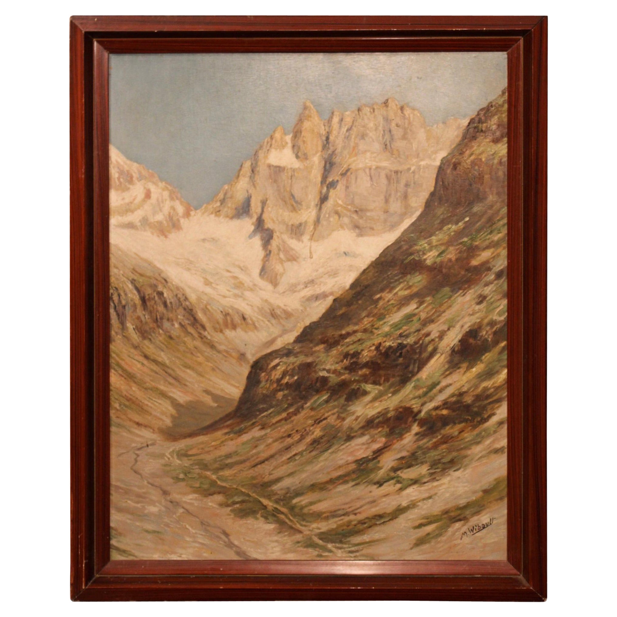 Oil on Panel by Marcel Wibault