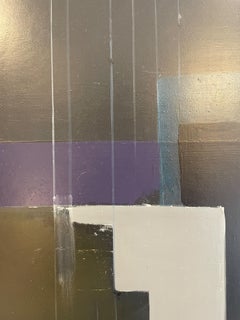 Oil on Panel "Chant Grégorien" by Marcel Delmotte, Belgium, 1969