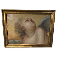 Oil on panel – Cherub – 18th century